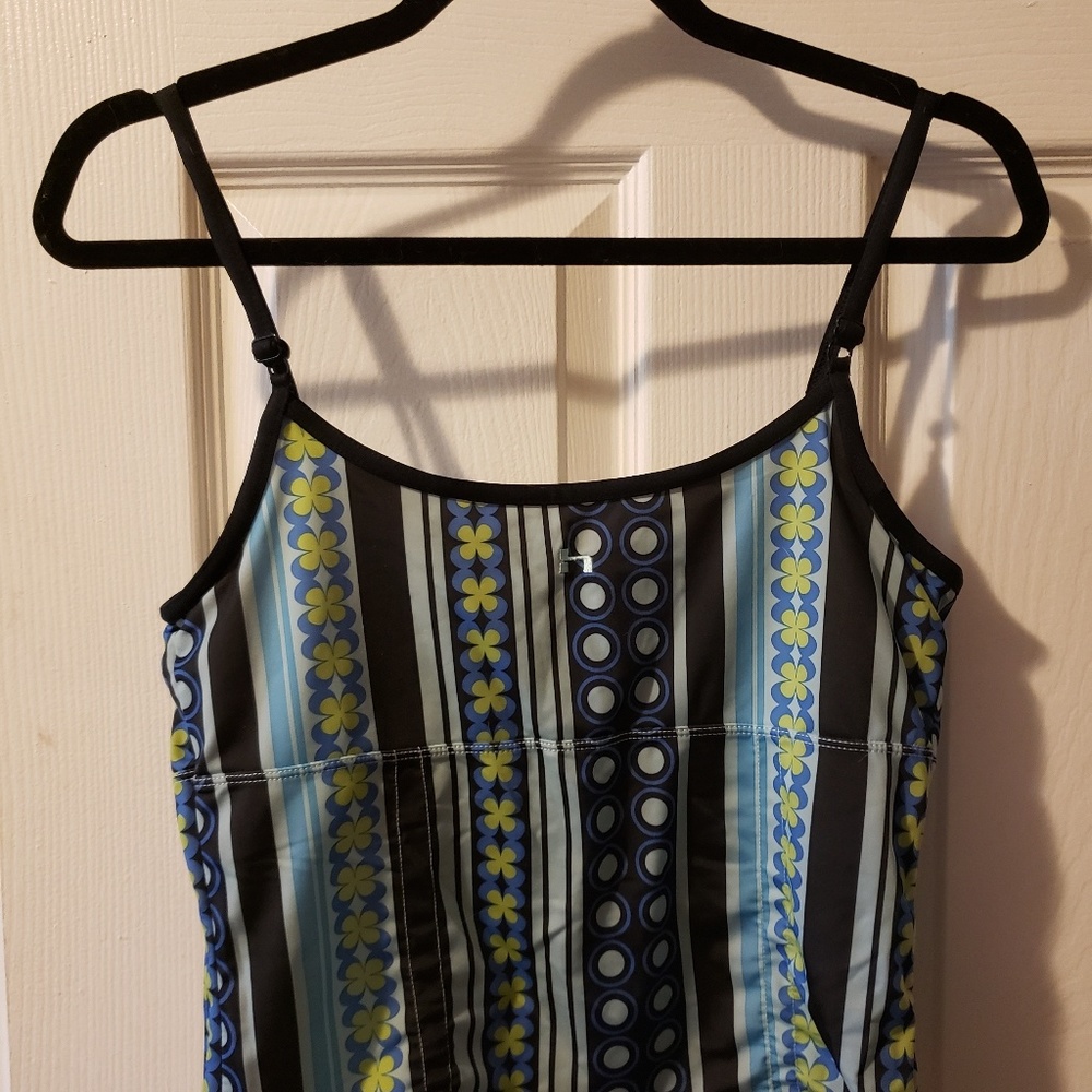 Hind Blue Modern Art Workout Tank - Picture 5 of 6